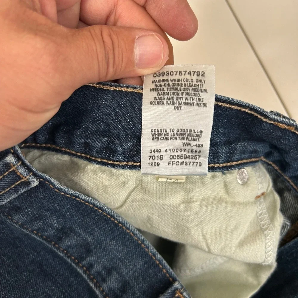 Levi's 559 Relaxed Straight Jeans Mens 38x30 Blue Medium Wash Denim